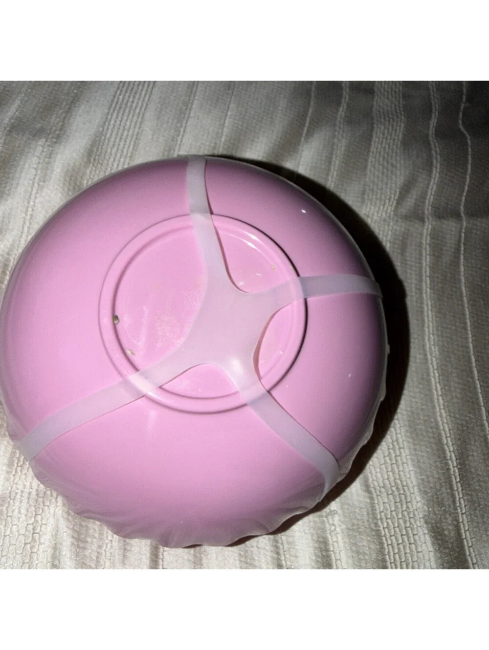 Paris Hilton Jadore Pink Rose Bowl Set 4pc Melamine Scalloped Floral